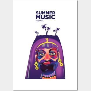 Summer Music Festival Posters and Art